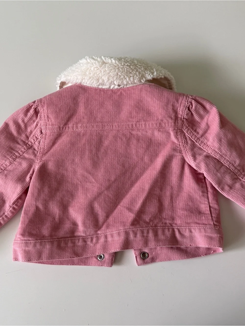 OshKosh B'gosh Pink Corduroy Jacket with White Sherpa Collar